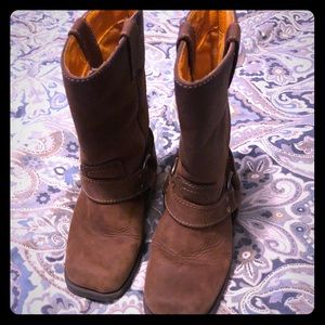 Frye youth leather boots